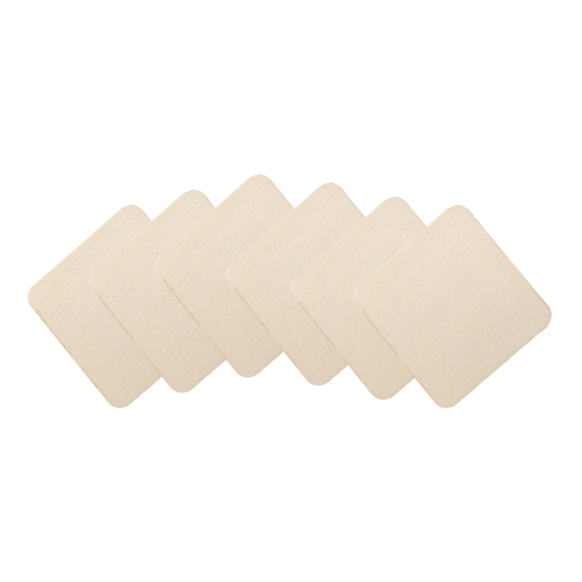 Square Coaster Wooden Blanks - NEW ITEM