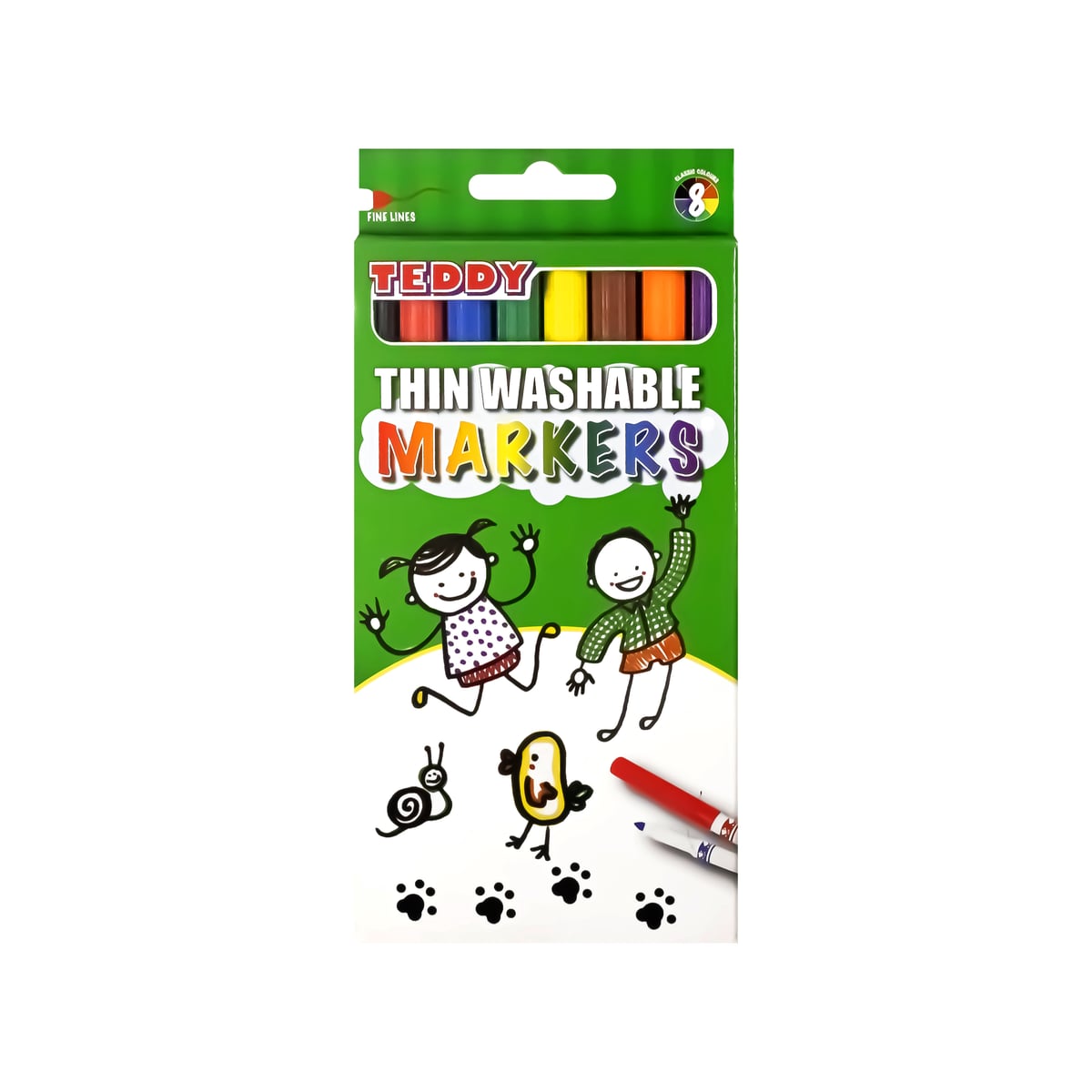 Thin Washable Markers