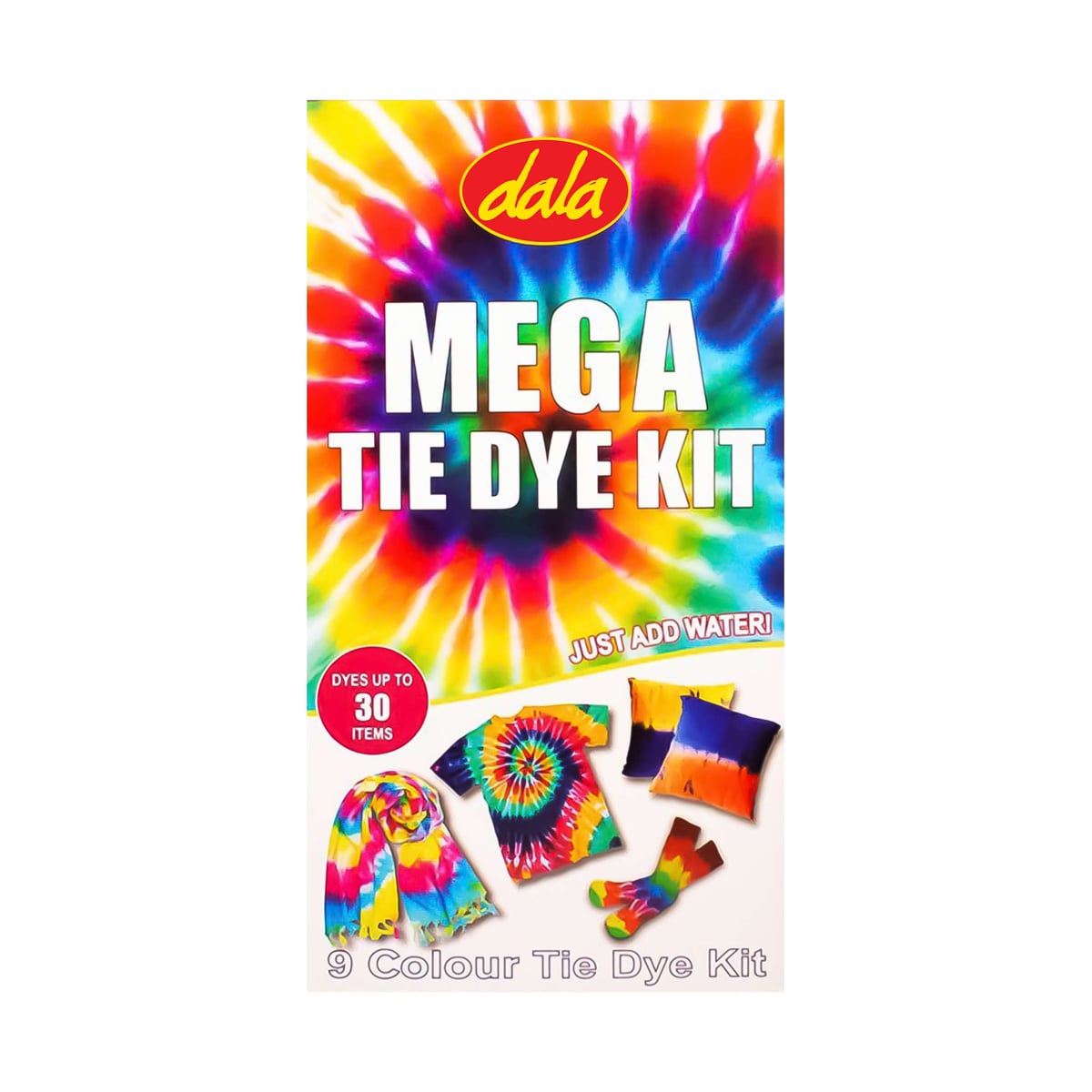 Mega Tie Dye Kit 9 Colours