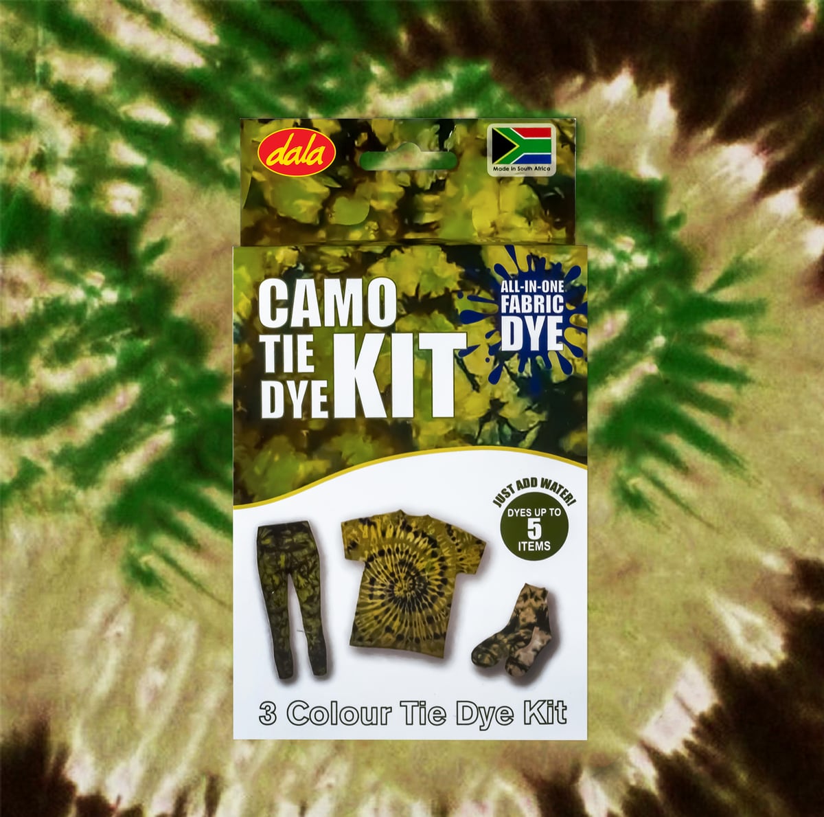 Camo Tie Dye Kit 3 Colours