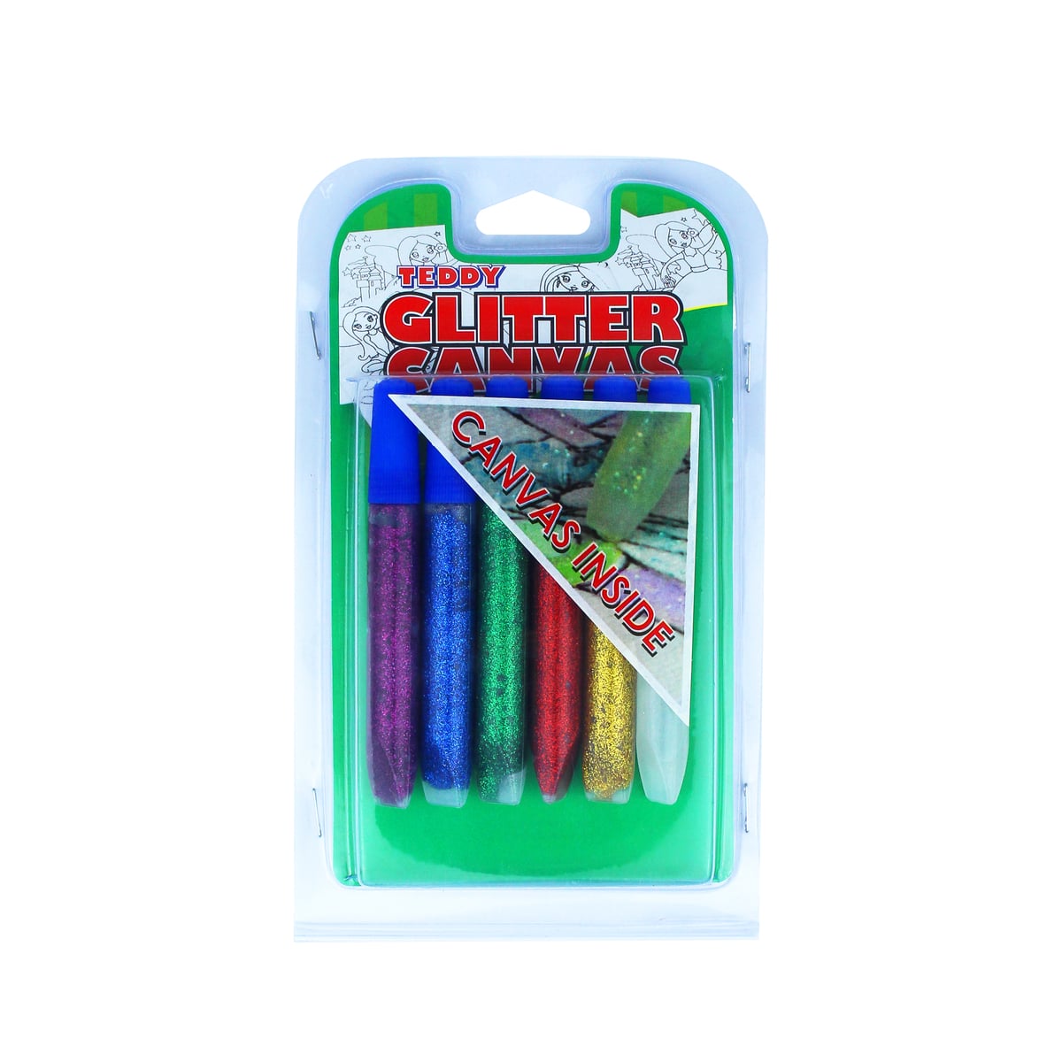 Dino Glitter Kits With Canvas
