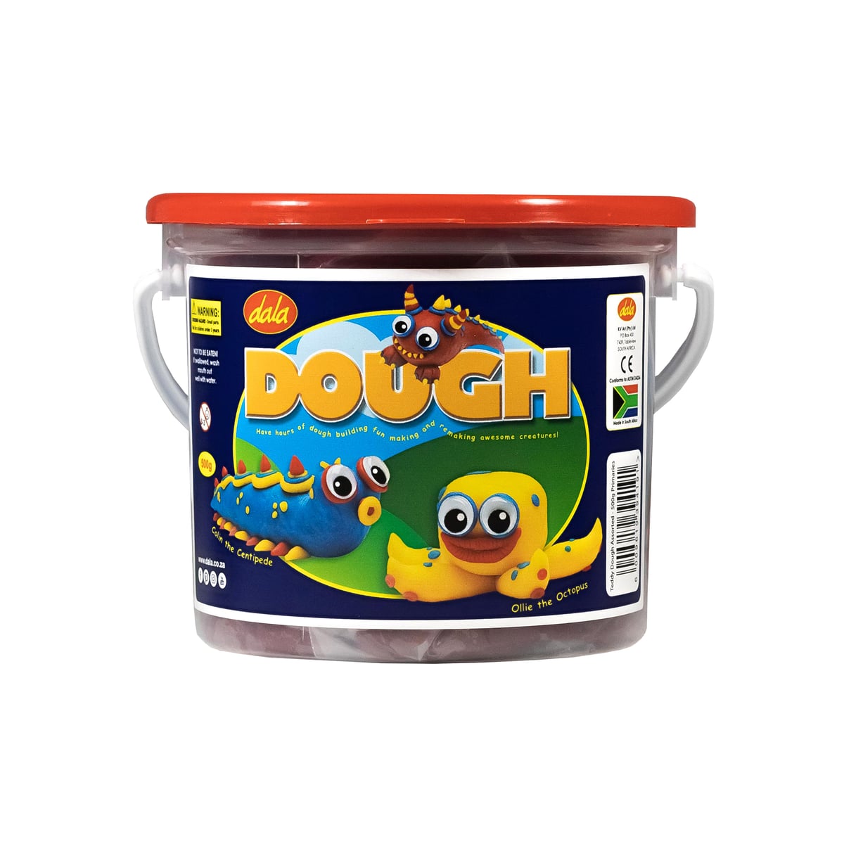 Teddy Dough 500G Bucket Red