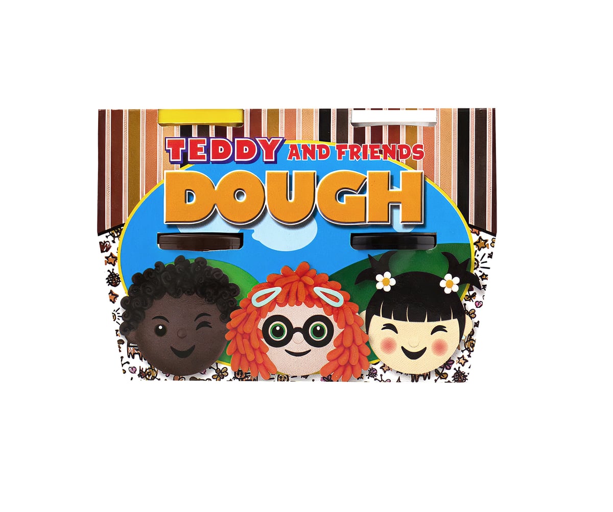 Teddy Dough Skintones Sleeve Pack 4/100G