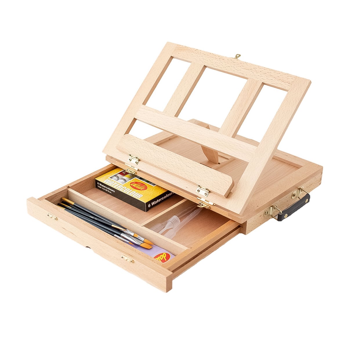 Wooden Box Table Easel